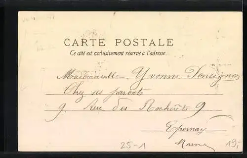 Lithographie Auto, Eine Dame am Steuer, Collection de la Parfumerie Xerol