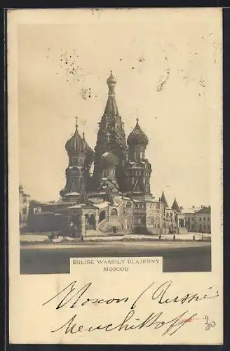 AK Moscou, Eglise Wassily Blajenny