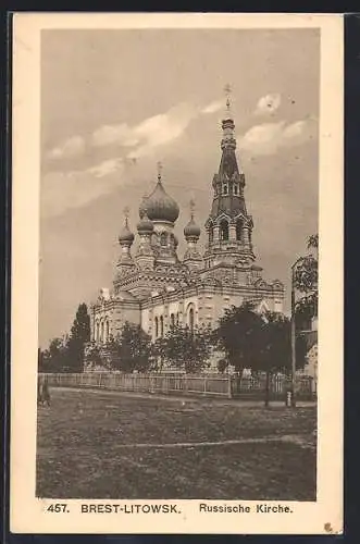 AK Brest-Litowsk, Gesamtansicht der Russ. Kirche