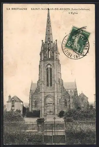 AK Saint-Nicolas-de-Redon, L`Eglise