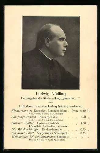 AK Ludwig Nüdling, Herausgeber der Kinderzeitung Jugendborn