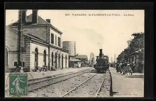 AK Varades-St-Florent-le-Vieil, La Gare