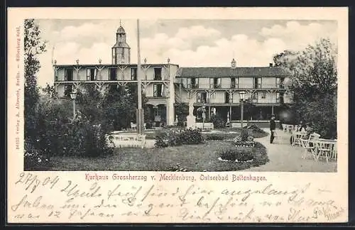 AK Boltenhagen, Hotel Kurhaus Grossherzog v. Mecklenburg