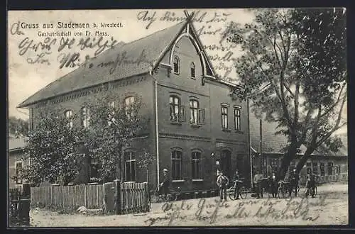 AK Stadensen b. Wrestedt, Gasthaus von Fr. Mass