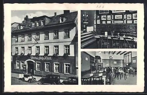 AK Mainz, Gasthof-Weinhaus Georg Kirsch, Holzstrasse 2