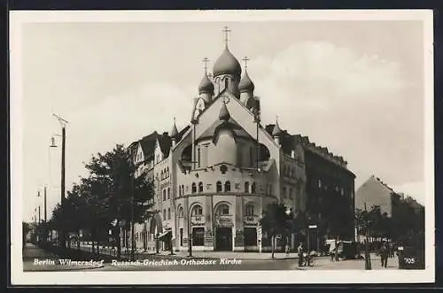 AK Berlin-Wilmersdorf, Russich-Griechisch-Orthodoxe Kirche