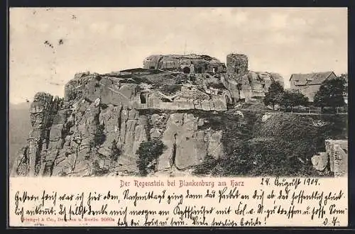 AK Blankenburg am Harz, Der Regenstein