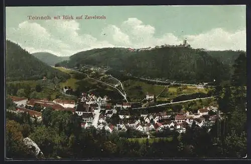 AK Teinach, Ortsansicht mit Blick auf Zavelstein