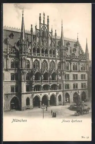 AK München-Au, Neues Rathaus