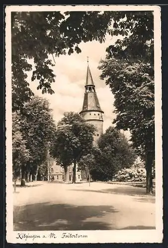 AK Kitzingen a. M., Blick zum Falterturm