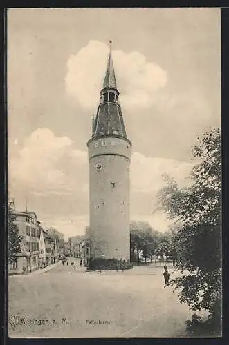 AK Kitzingen a. M., Blick zum Falterturm