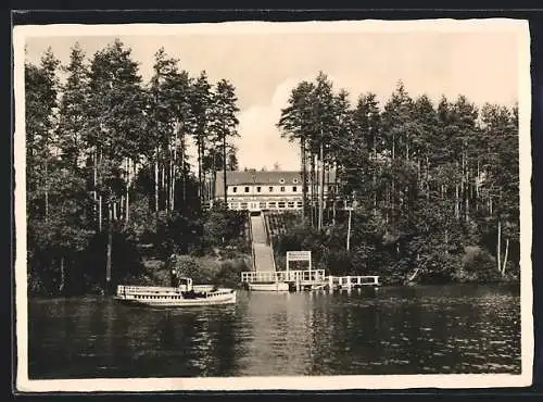 AK Masuren, Kurhaus Rudczanny am Niedersee