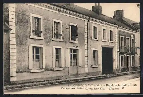 AK La Membrolle /I.-et-L., Hôtel de la Belle-Étoile