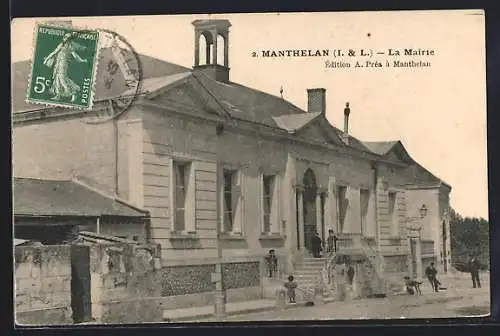 AK Manthelan /I. & L., La Mairie