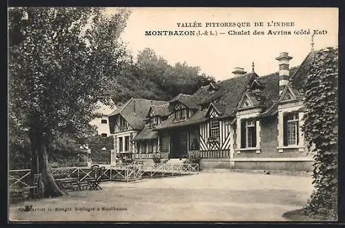 AK Montbazon /I.-et-L., Vallée Pittoresque de l`Indre, Chalet des Avrins côté Est