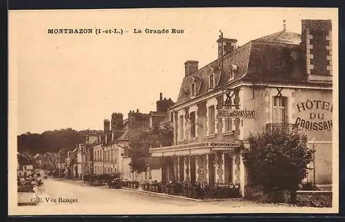 AK Montbazon, La Grande Rue, Hotel du Croissant