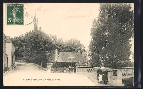 AK Monts /I.-et-L., Près du Pont