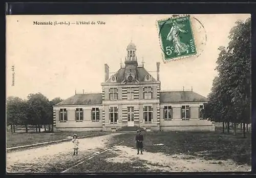 AK Monnaie /I.-et-L., L`Hôtel de Ville