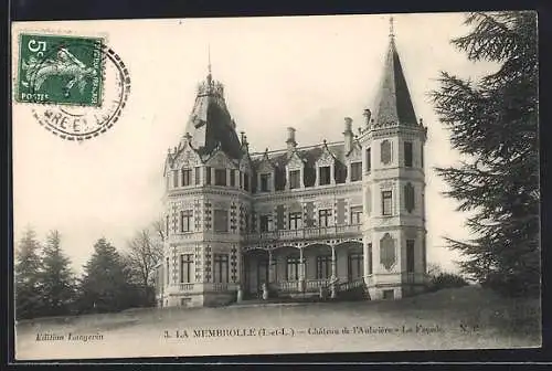 AK La Membrolle, Chateau l`Aubrière-La Facade