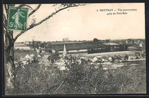 AK Mettray, Vue panoramique prise du Petit-Bois