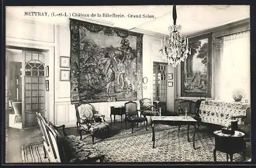 AK Mettray, Chateau de la Ribellerie-Grand Salon