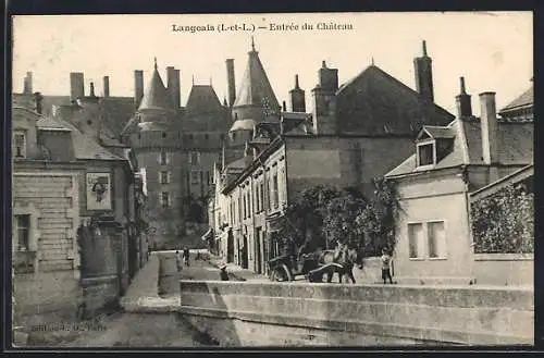 AK Langeais, Entrèe du Chateau