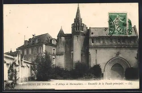 AK Marmoutiers, L`Abbaye-Ensemble de la Facade principale