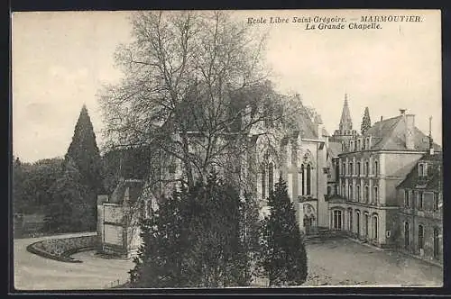 AK Marmoutier, Ecole Libre Saint-Grègoire-La Grande Chapelle