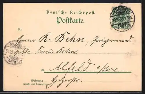 Künstler-AK Otto Hammel: Hannover, Hann.-Venedig, Neustädter Kirche