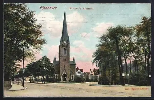 AK Hannover-Kleefeld, Blick auf die Kirche