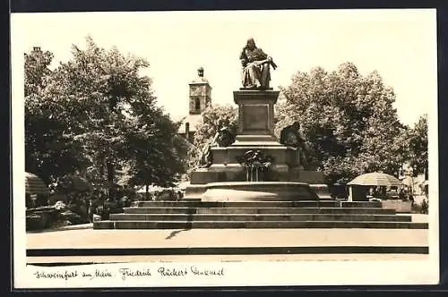 AK Schweinfurt, Friedrich-Rückert-Denkmal