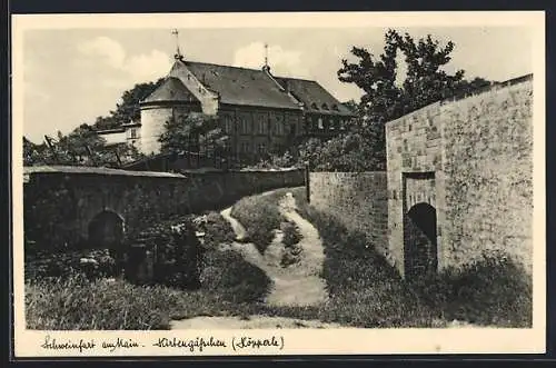 AK Schweinfurt a. Main, Hirtengässchen Höpperle