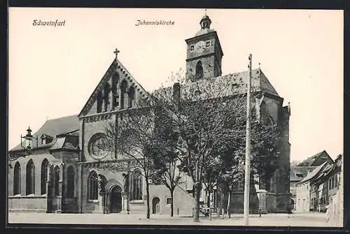 AK Schweinfurt, Partie an der Johanniskirche