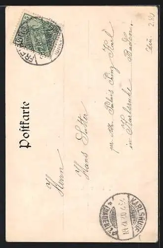 AK Freiburg i. B., Münster, Passepartout