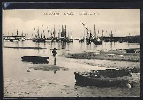 AK La Cotinière /Ile d`Oléron, Le Port à mer basse