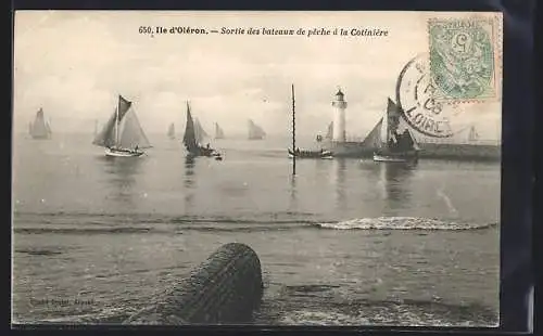 AK Ile-d`Oléron, Sortie des bateaux de pêche à la Cotiniere