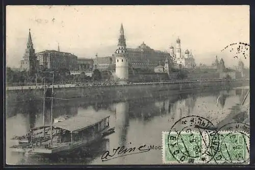 AK Moscou, Kremlin, Vue générale