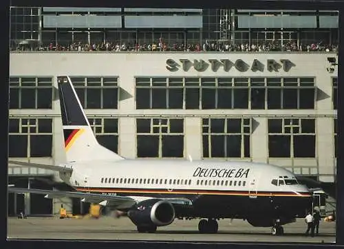 AK Stuttgart, Deutsche BA Maschine auf dem Flughafen