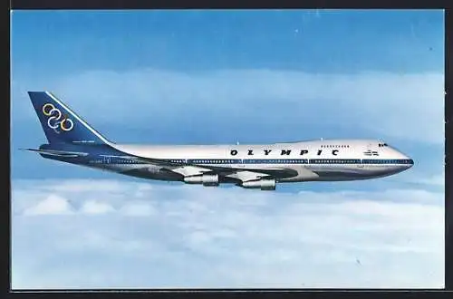 AK Flugzeug, Boeing 747200 B Jumbo Jet der Olympic Airways