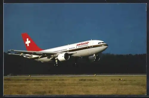 AK Airbus A-310, Swissair, Flugzeug