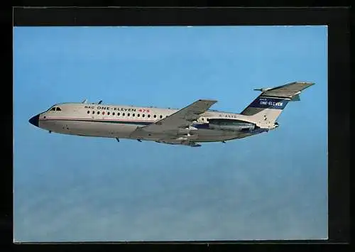 AK Flugzeug BAC One-Eleven 475 am Himmel