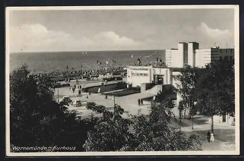 AK Warnemünde, Blick auf das Kurhaus