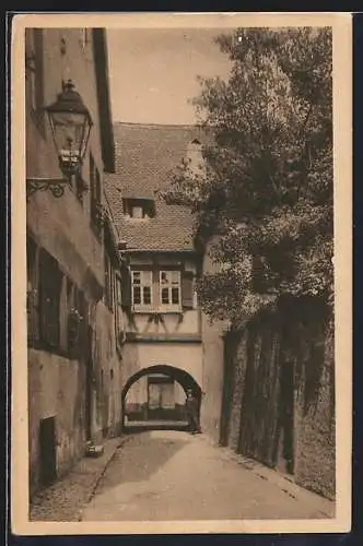 AK Würzburg, Strasse Pfauengasse