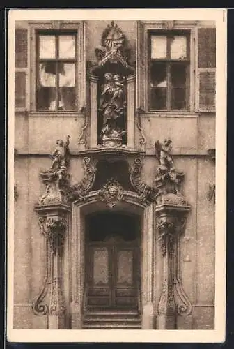 AK Würzburg, Portal in der Theaterstrasse 4