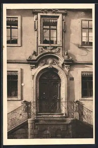 AK Würzburg, Ehemaliger Hof Möhrlein, Haustüre