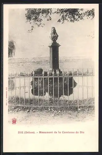 AK Die, Monument de la Comtesse de Die