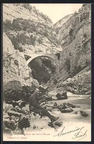 AK Valence, Pont de Goule-Noire dans les gorges rocheuses