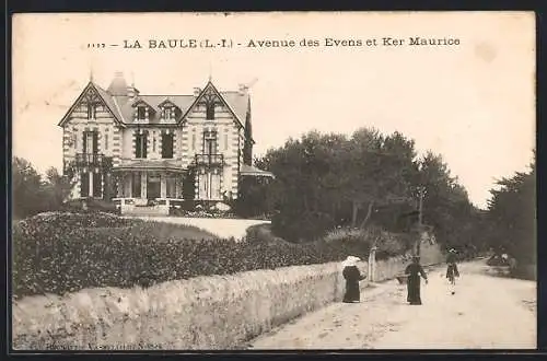 AK La Baule, Avenue des Evens et Ker Maurice