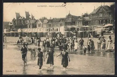 AK La Baule, Départ pour le Bain