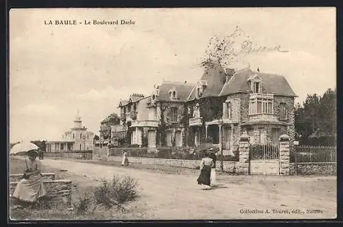 AK La Baule, Le Boulevard Darlu et ses élégantes villas